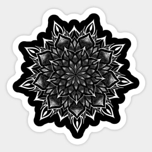 Mandala: sacred geometry Sticker